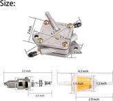 Golf Cart Fuel Pump with Spark Plug and Fuel Filters for EZGO